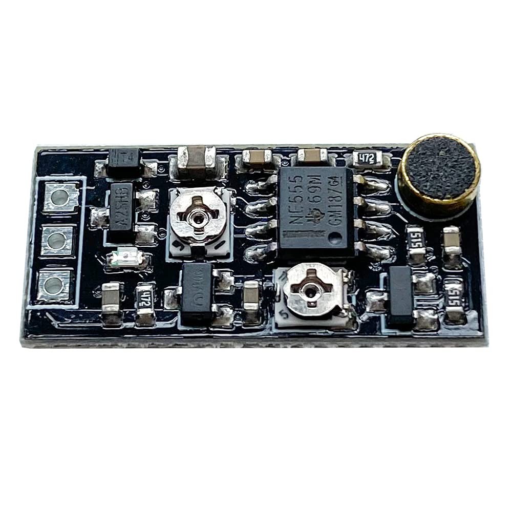 2PCS DC Voice Control Delay Switch Miniature Microphone Sound Activated Time