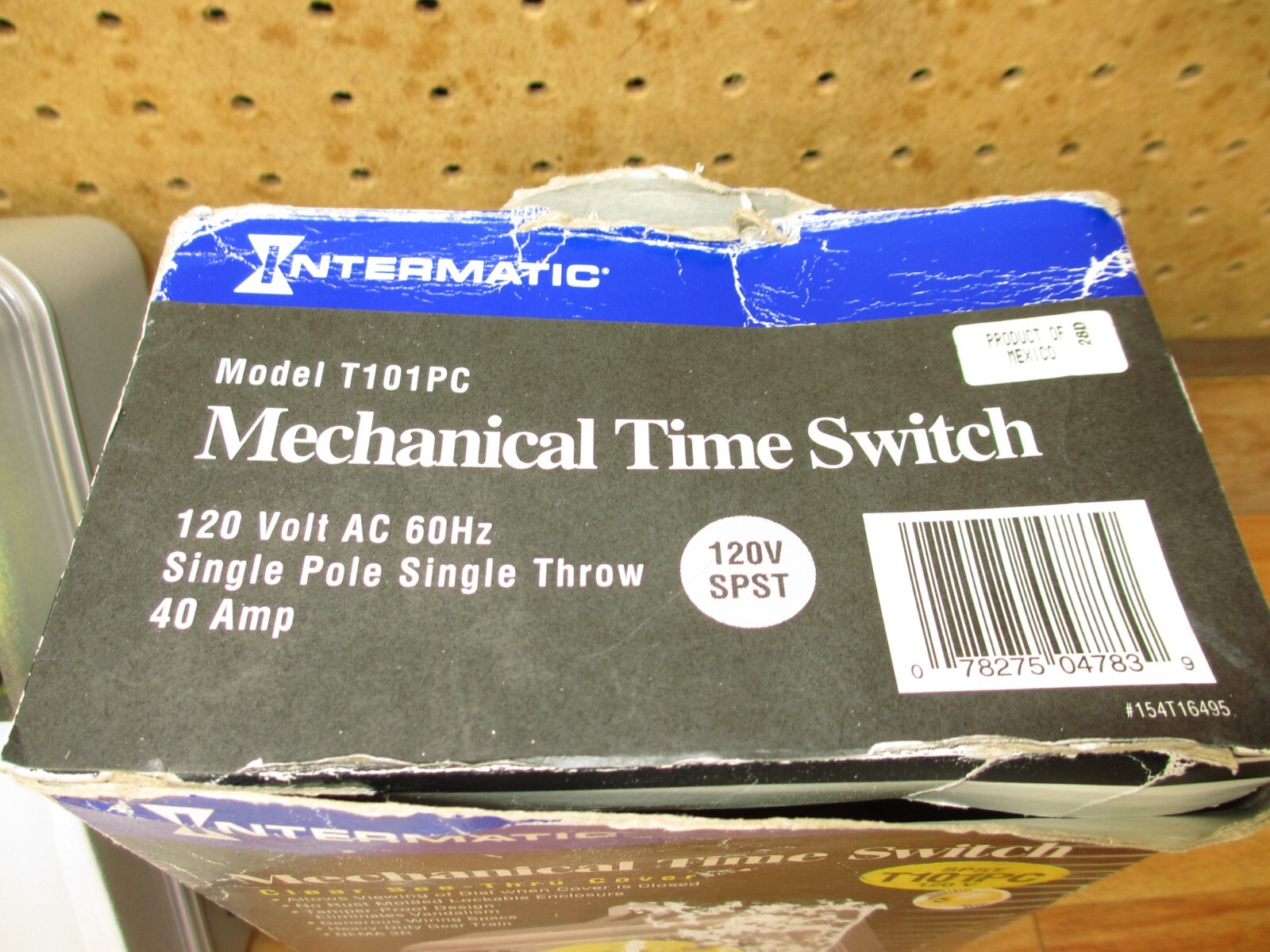 Intermatic T101PC *NEW* Mechanical Time Switch Timer Clear Cover 120V