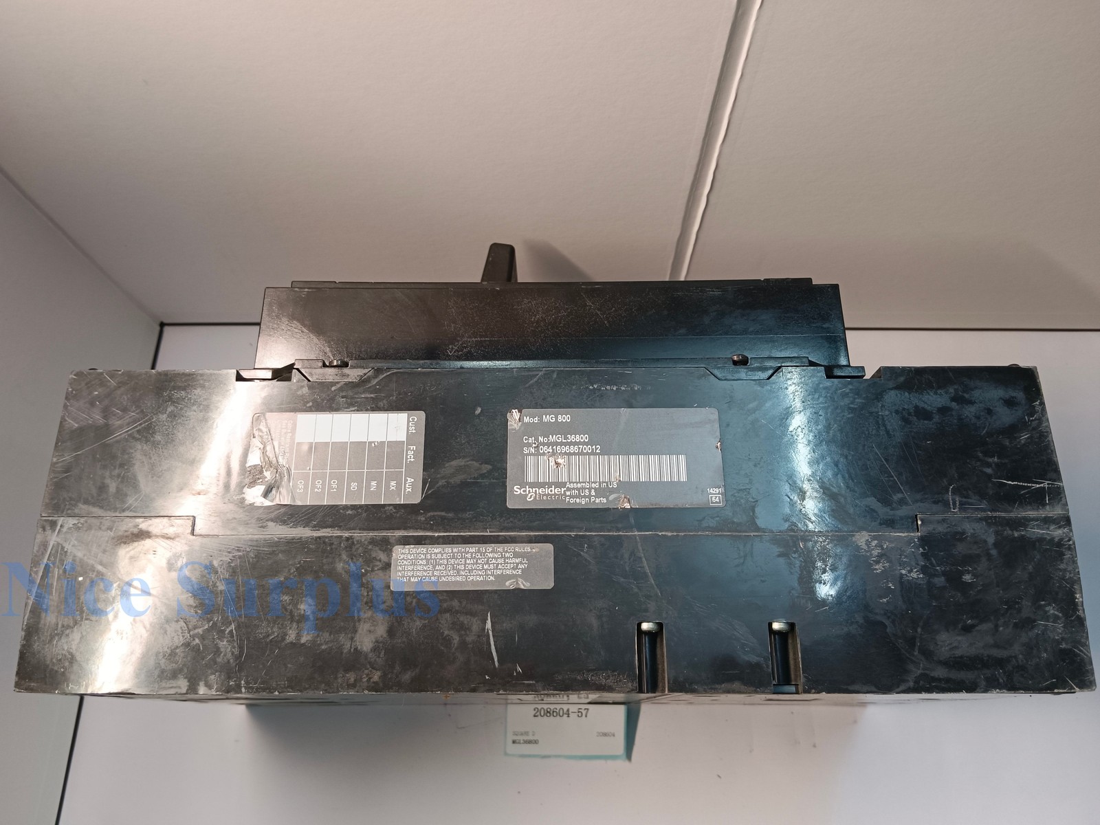 SQUARE D Circuit Breaker MGL36800 #57