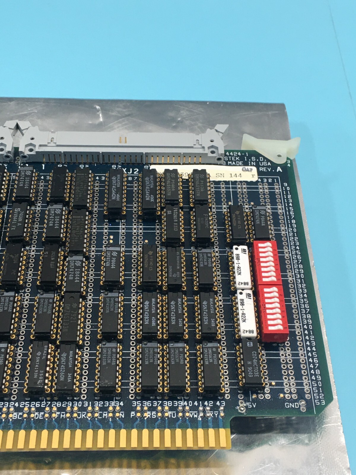 ESTEK I.S.D 297-14424-1 WIRE WRAP BOARD, 398-18399-1/A, 122904