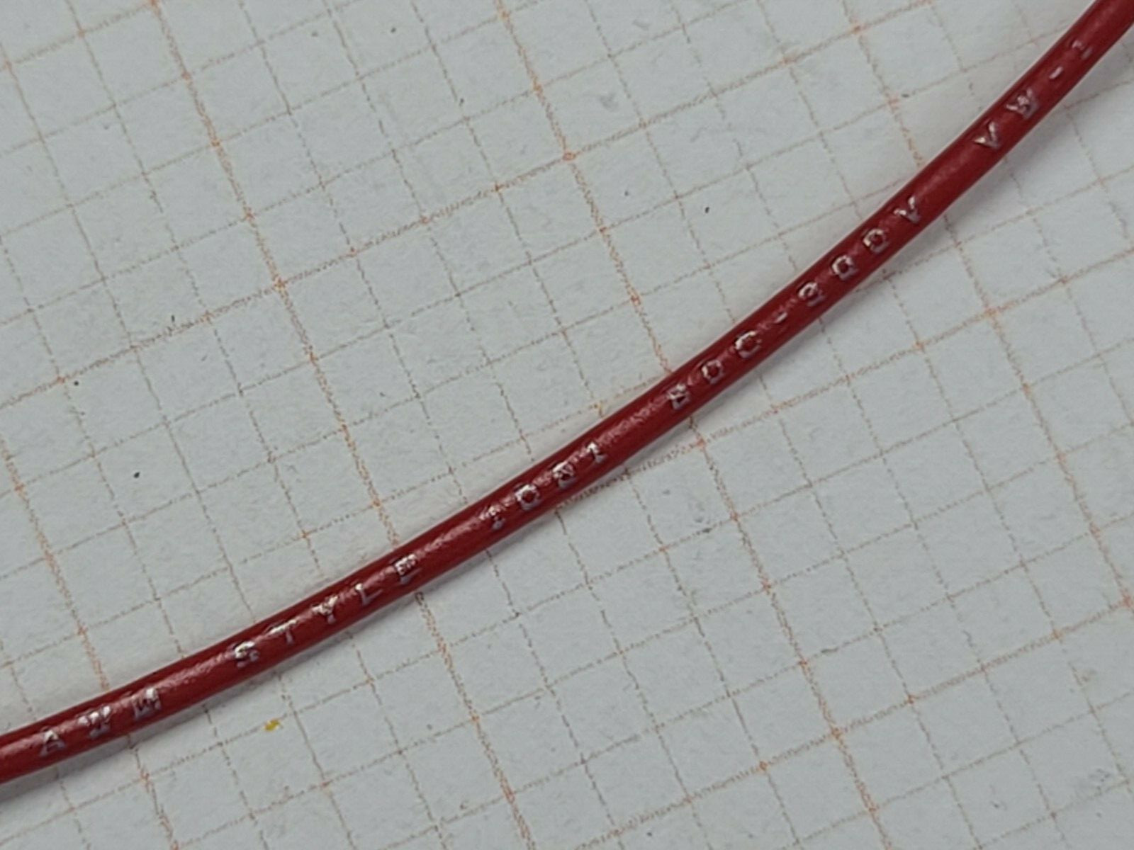 Atlas Wire #18awg 16x30T UL-1061 .010″ Hook-up/Lead Wire 105C/300V Red /100ft