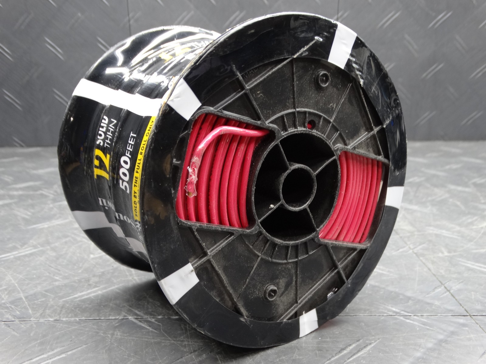 Southwire 500 ft. 12 Red Solid CU THHN Wire