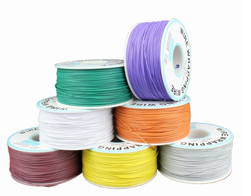 250m 30AWG Insulated Single Core Copper PCB Kynar Wrapping Wire OK Breadboard