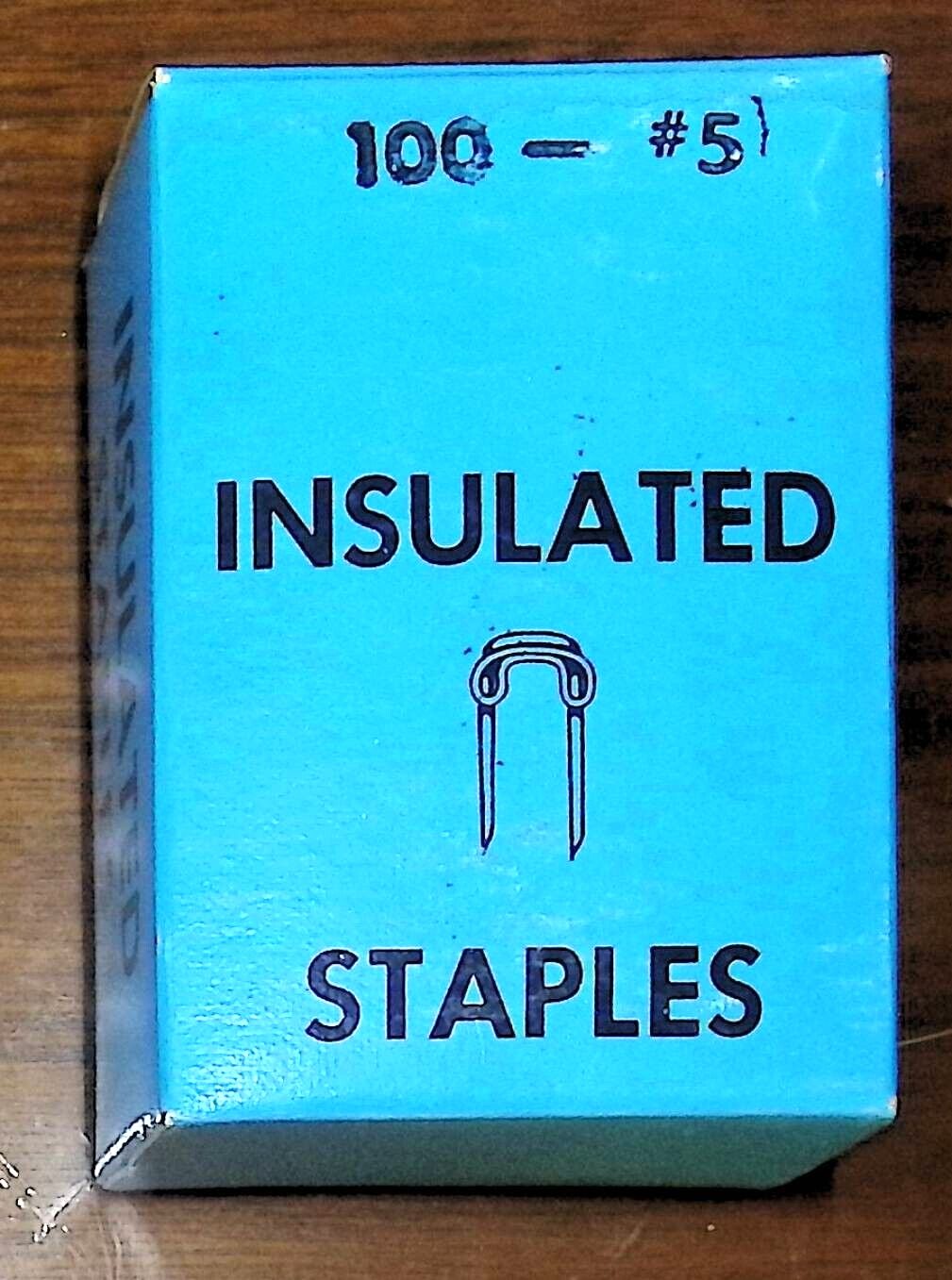 100 Cross Insulated Cppered #5 Chisle Point Staples 5/8″ x 1/4″ electrical wire