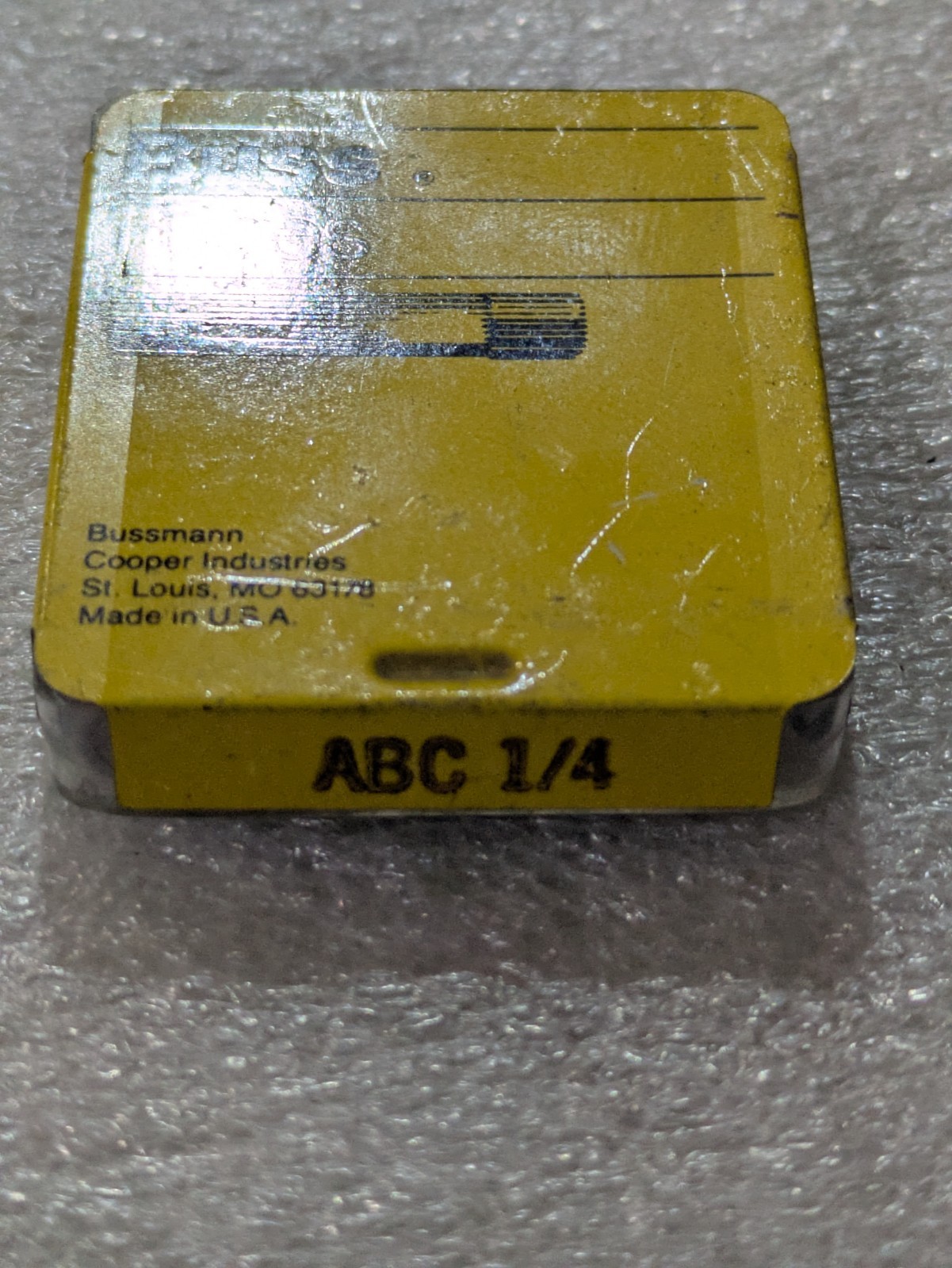 Bussmann ABC 1/4 Ceramic Fuse Pack of 5 Industrial Electrical OEM Hardware Part