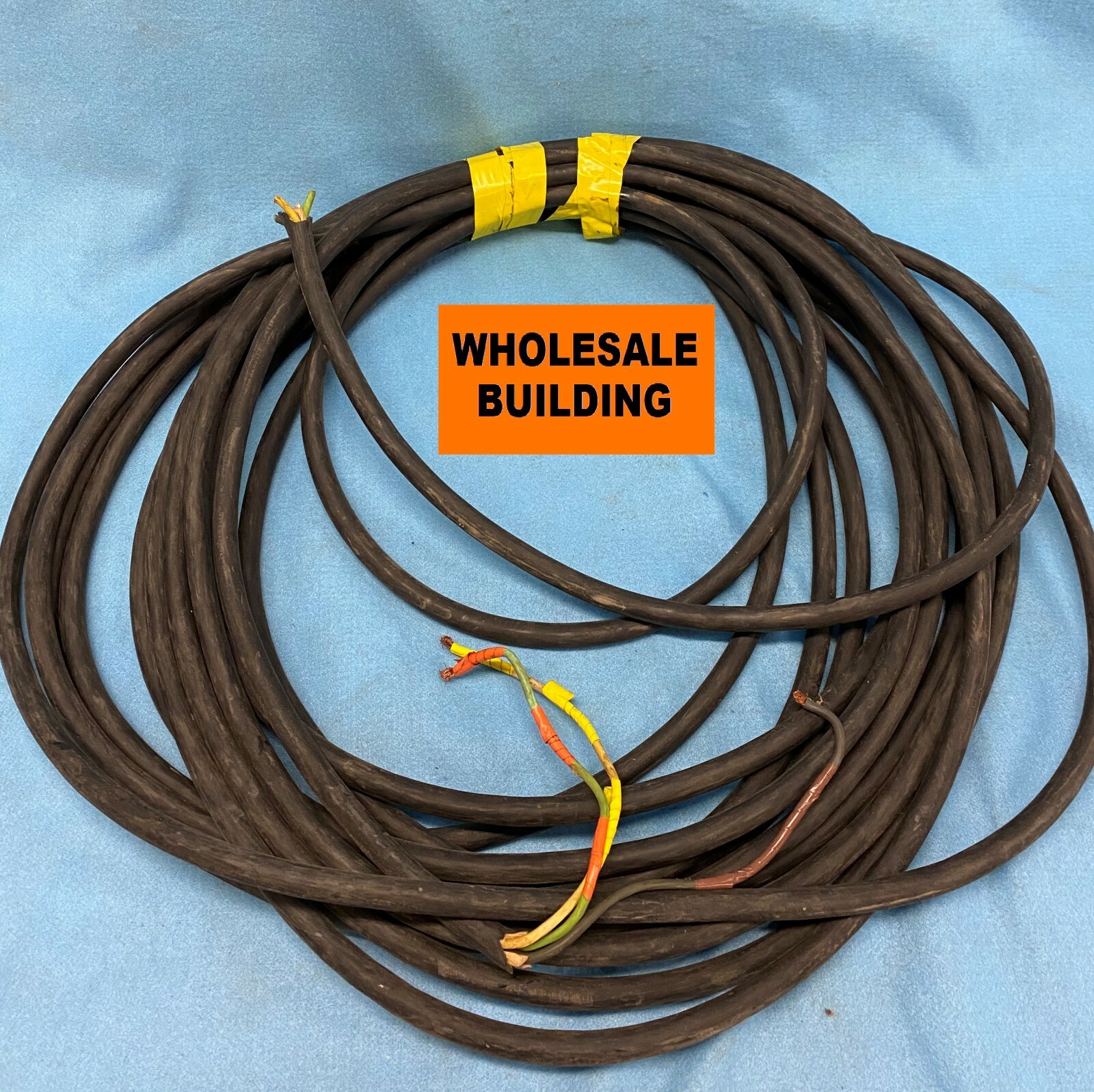 Synthetic Rubber Insulation, P136-29 MSHA 12 AWG, 3/C, SEOOW, 600V, 40 FT.-Black