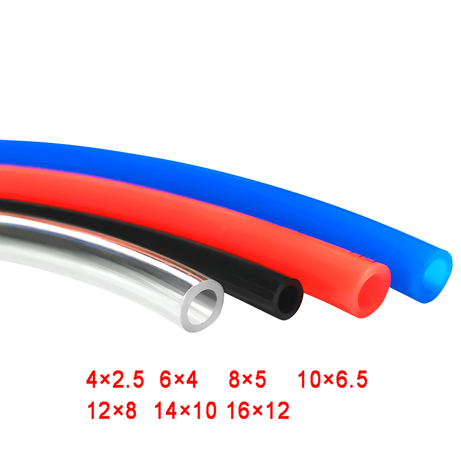 Polyurethane Flexible Tubing Pneumatic PU Pipe Tube Air Water High Pressure Hose