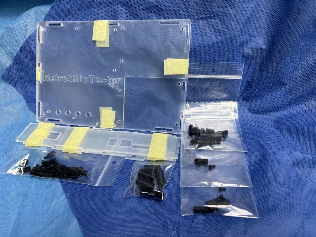 Retro Chip Tester Professional – Clear Premium Acrylic Case Kit