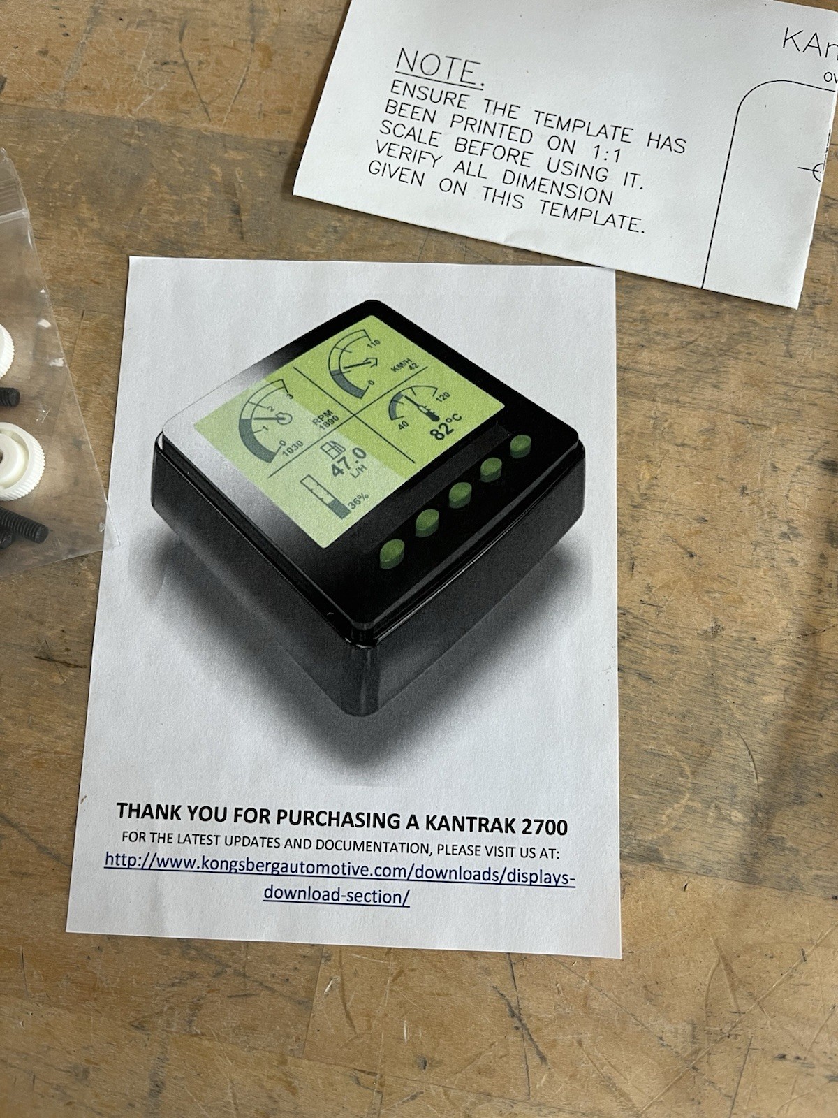 KAntrak™ 2700 Series LCD Display Model 947059, New Surplus