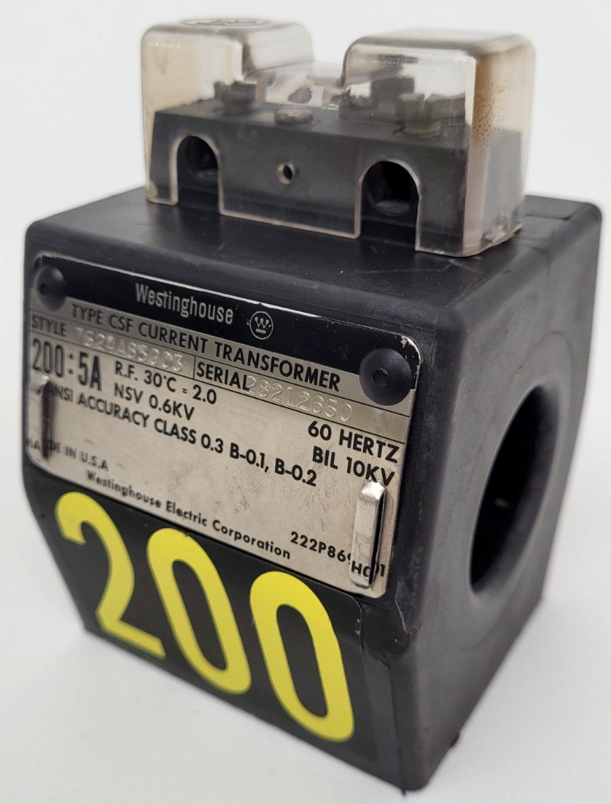 7524A85G03 Westinghouse Transformer 200:5A – Next Day Option