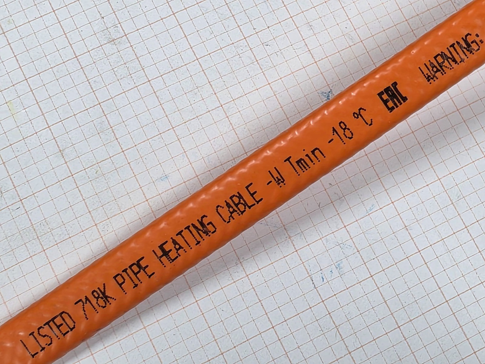 nVent Raychem 5XLE1-CR XL-Trace Edge Self-Regulating Heating Cable 5W/120V /1ft