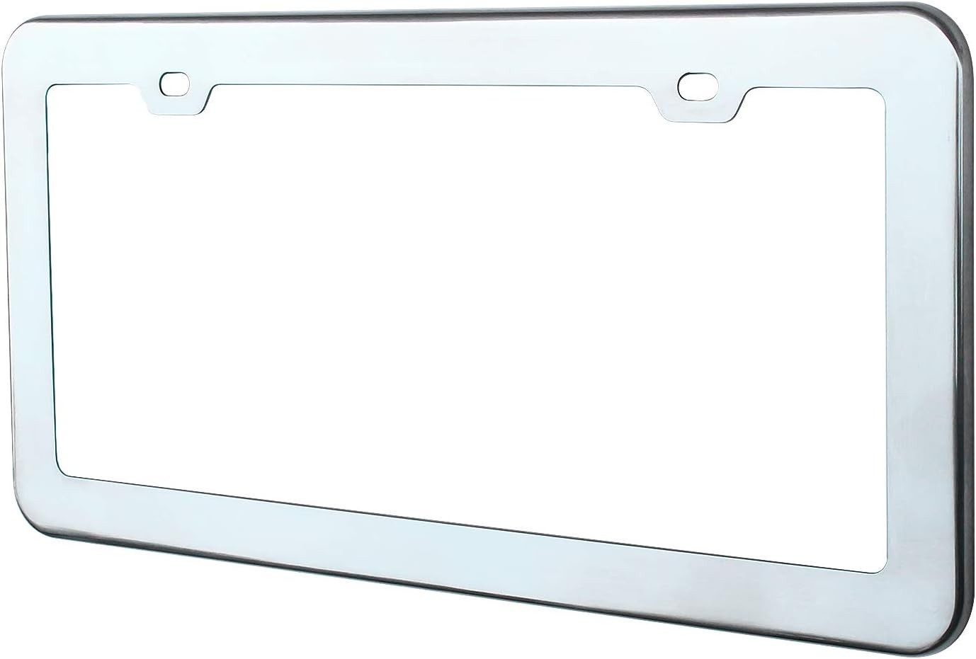 Stainless Steel License Plate Frame 201 Mirror Polished F Color: Mirror Polish