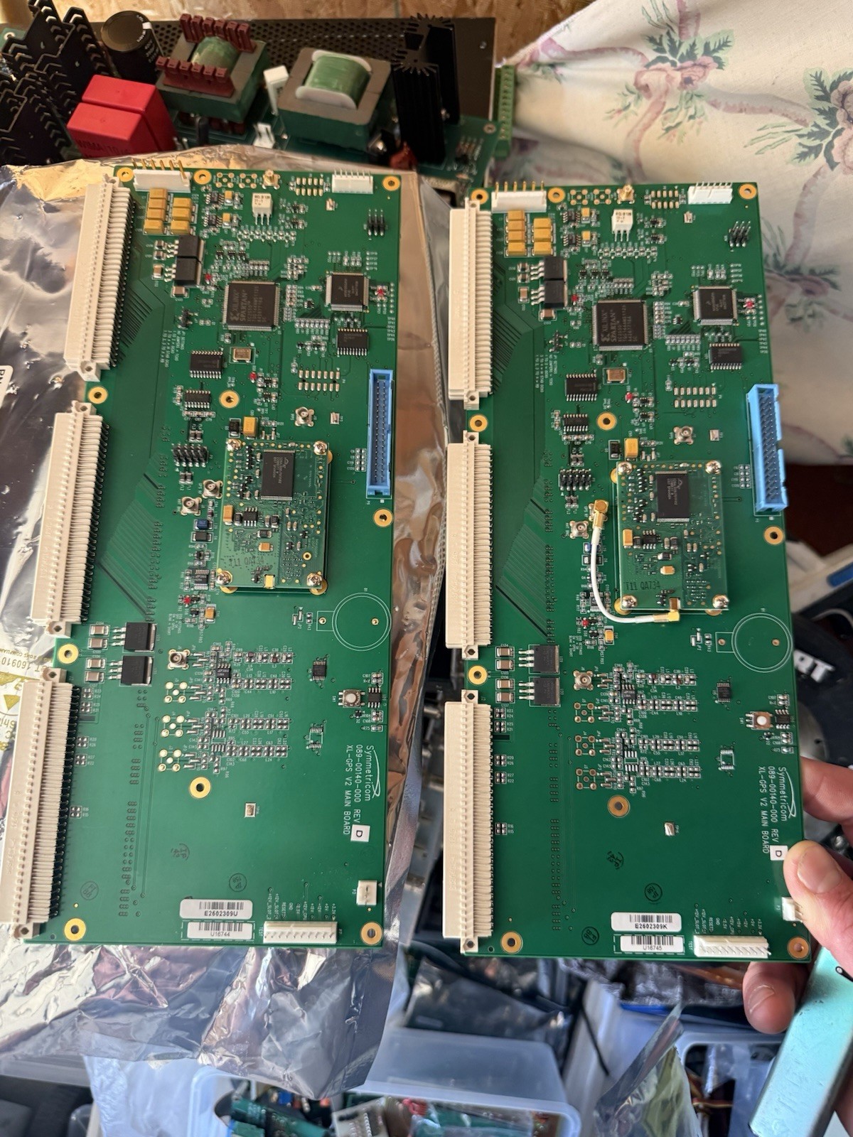 Lot of 3 Symmetricom XLi-GPS V2 Main Boards – Timing System Modules