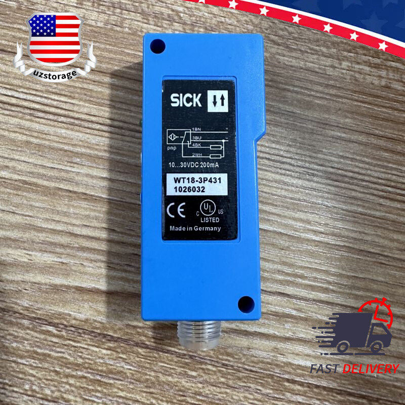 10-30VDC PNP 4Pins Photoelectric Sensor For SICK WT18-3P431 1026032 US Stock