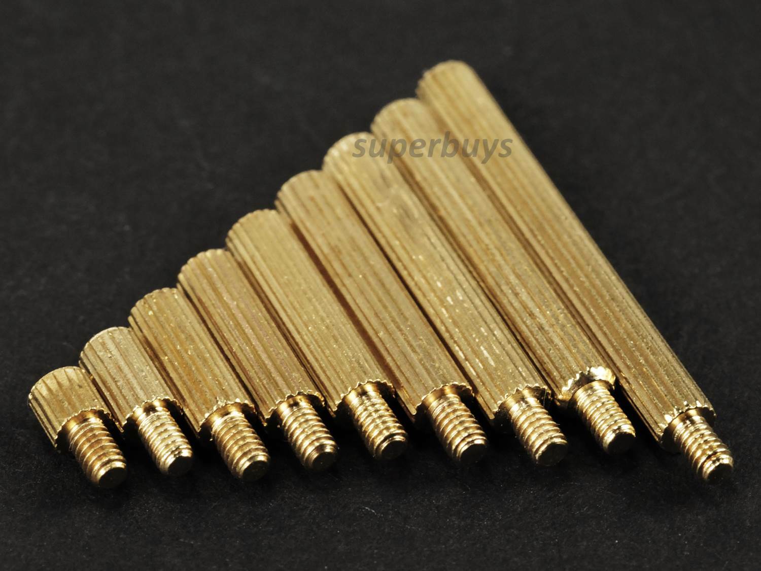 270Pc Male to Female Brass M2 PCB Spacer Stand Off Separator Kit Standoff Set