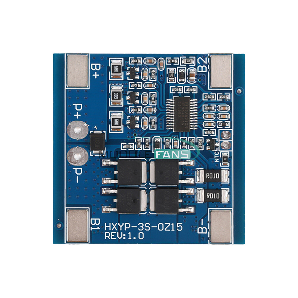 3S 12V 15/20/25/30A 18650 Li-ion Battery Charging Protection Board with Balance