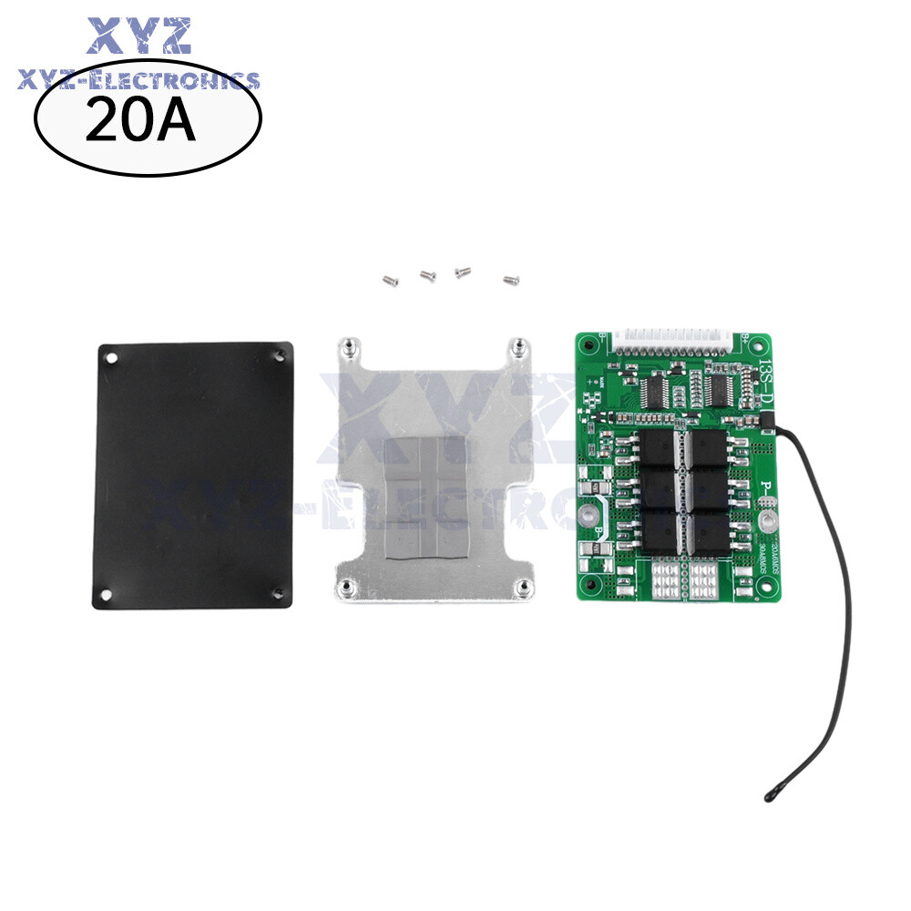 13S 48V 20A 30A Same Port Battery Protection Board for 18650 Li-ion Battery