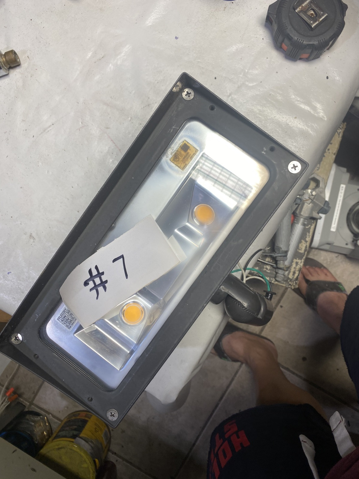 RAB LIGHTING FFLED39Y LED Floodlight 44W 120V (4 PARTS) #7