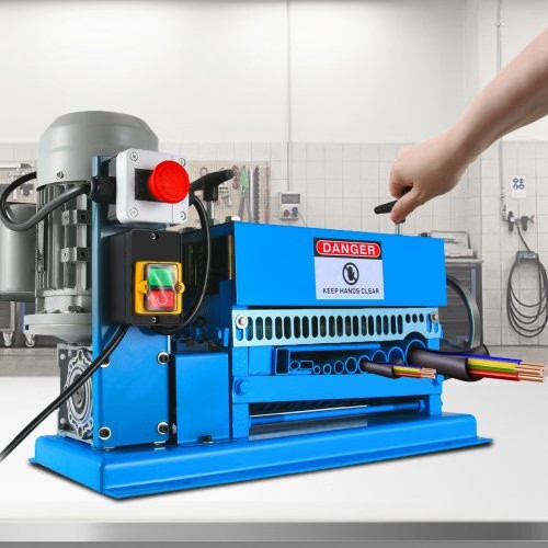1.5-40MM Electric Cable Stripping Machine 370W, Efficiently Strips Various Metal