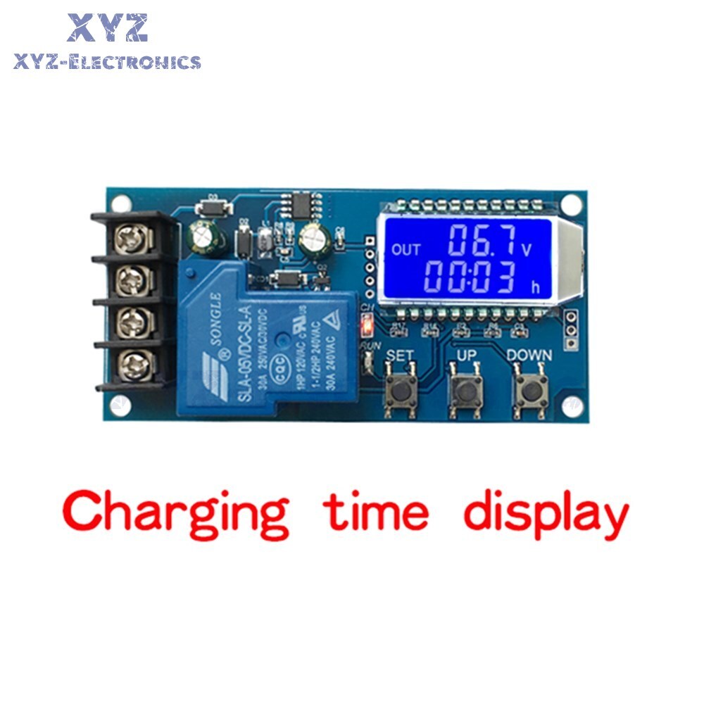 30A 6-60V Lithium Battery Charge NC Control Module Protection Board LCD Display