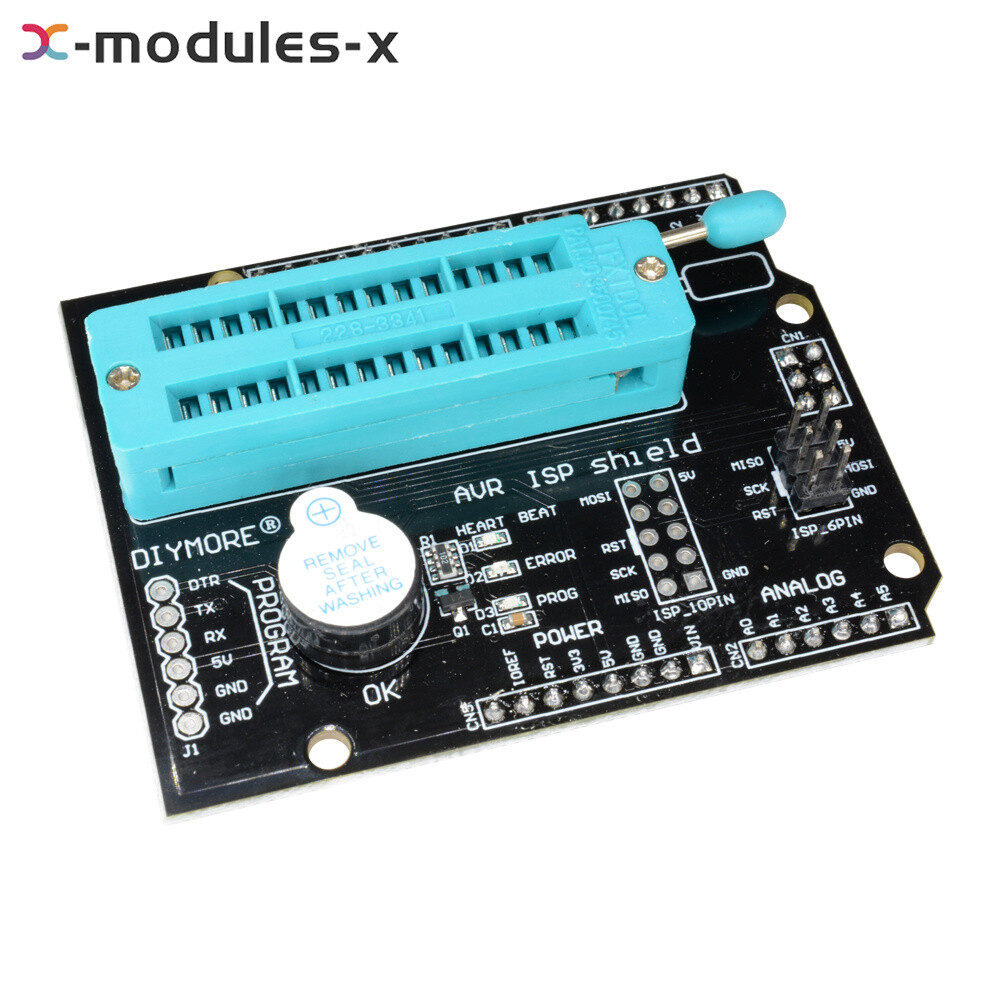 AVR ISP Shield Burning Burn Bootloader Programmer for Arduino UNO R3 New