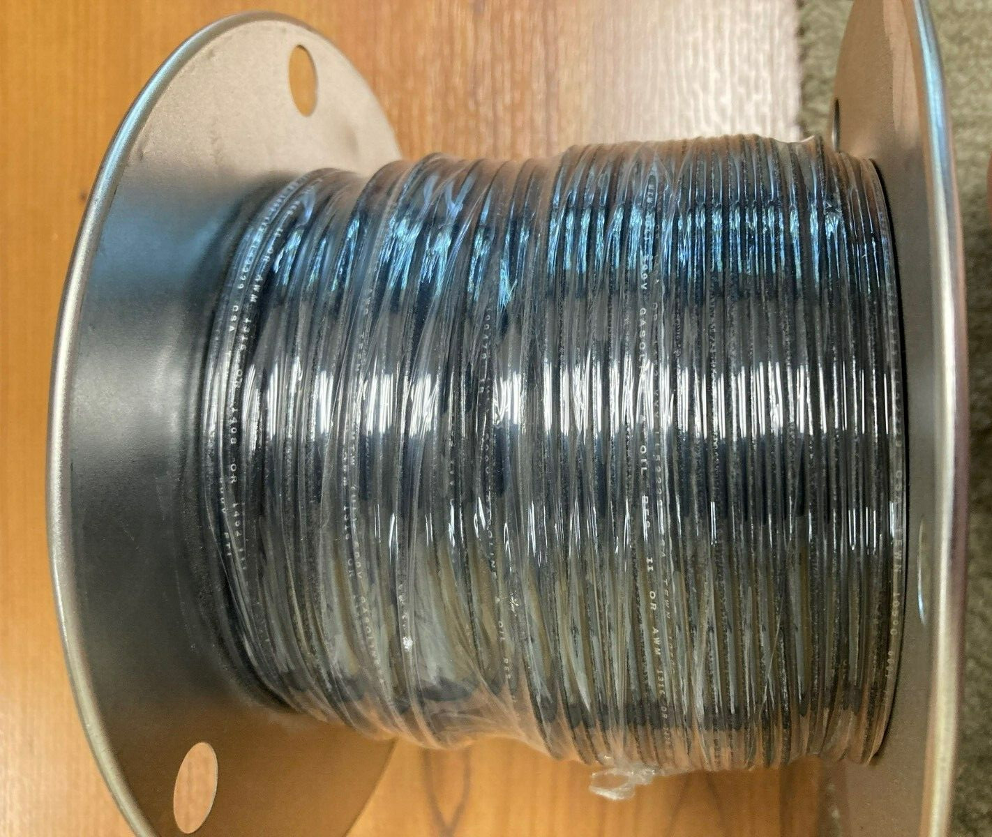 18 AWG STRANDED (7/.0152) BC TFFN 500 FT MADE IN USA BLACK or WHITE