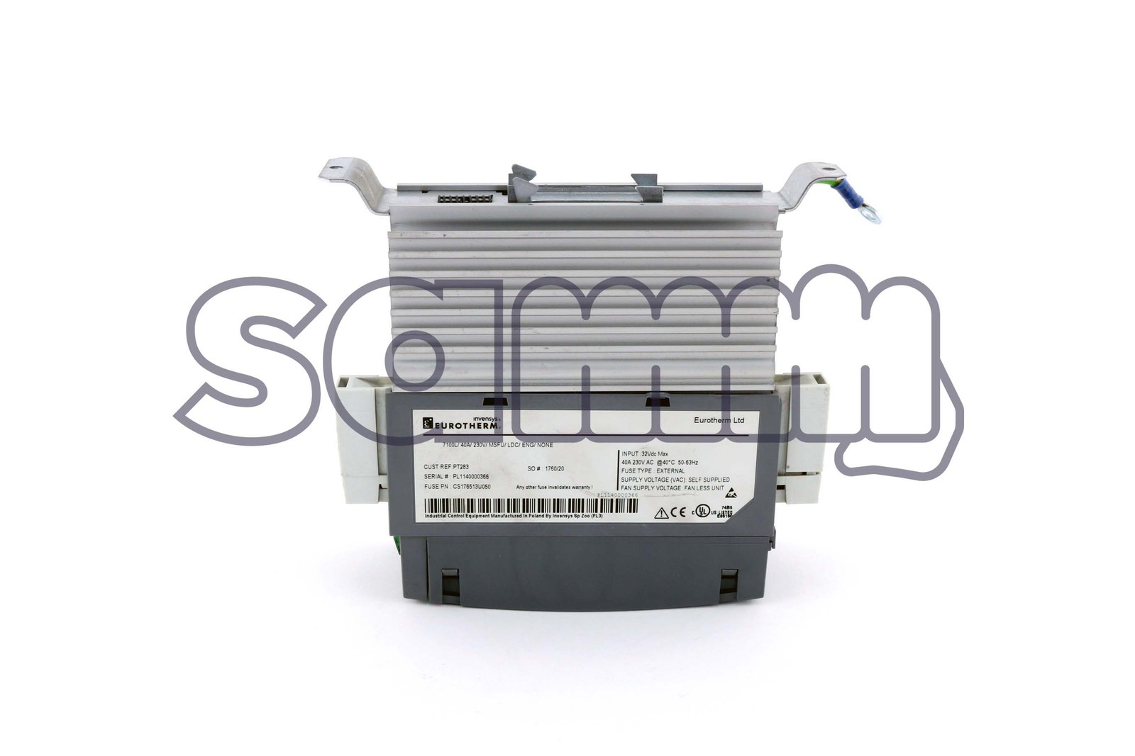 EUROTHERM 7100L/40A/230V/MSFU/LDC/ENG/NONE Used
