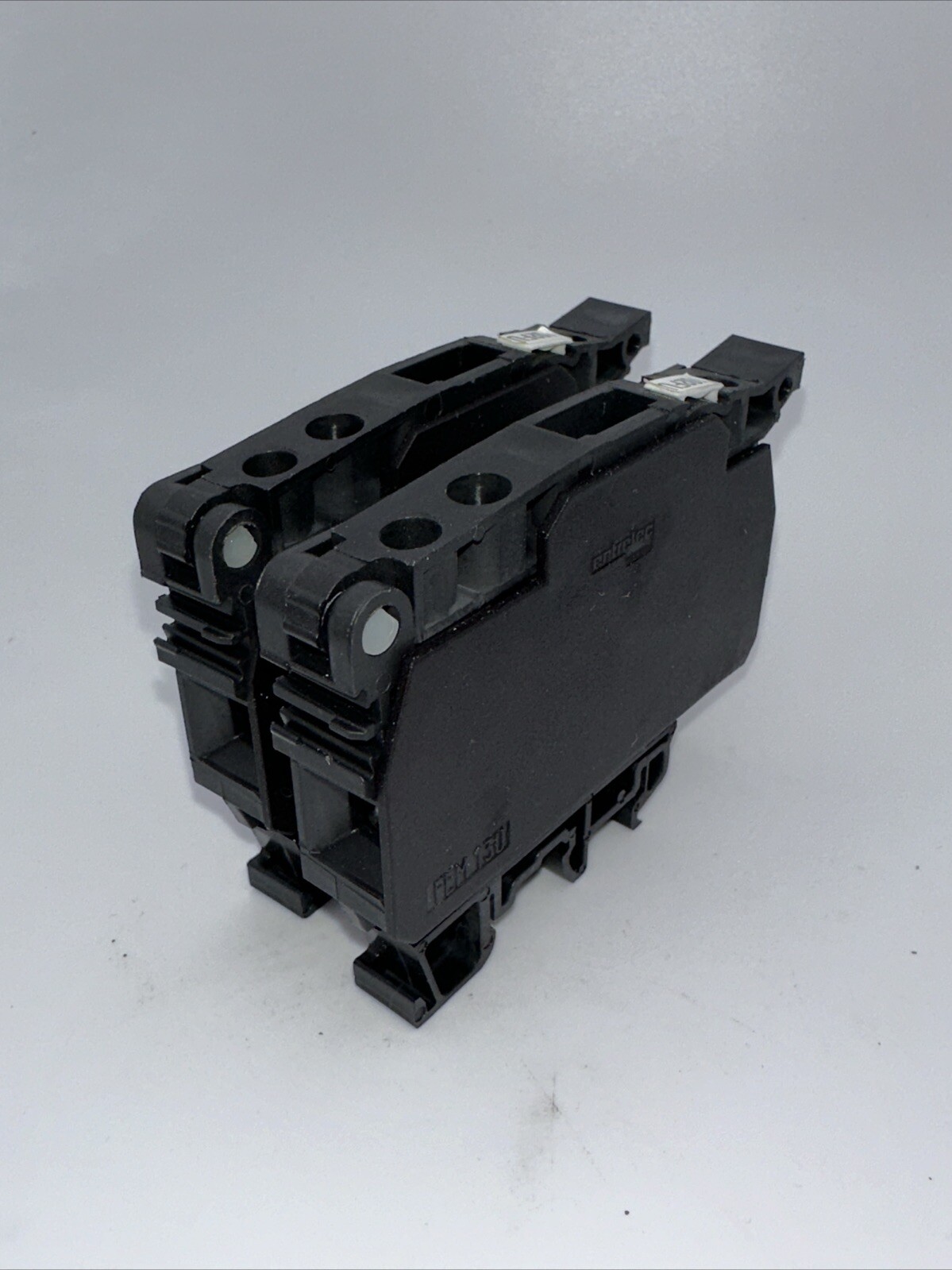 Lot Of 2 – Entrelec Fem13U Terminal Blocks