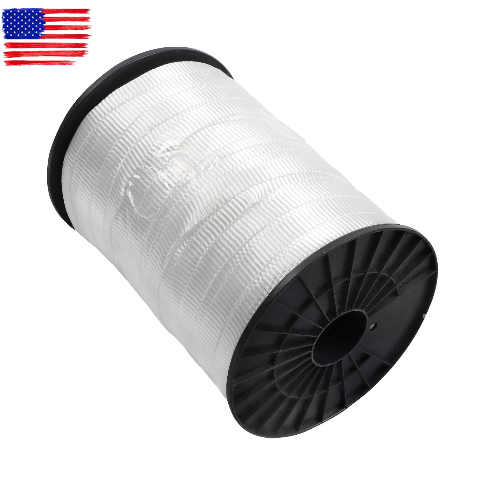 3/4″ × 600′ Mule Tape Flat Rope，Polyester Pull Tape，2500 Lb Tensile Capacity