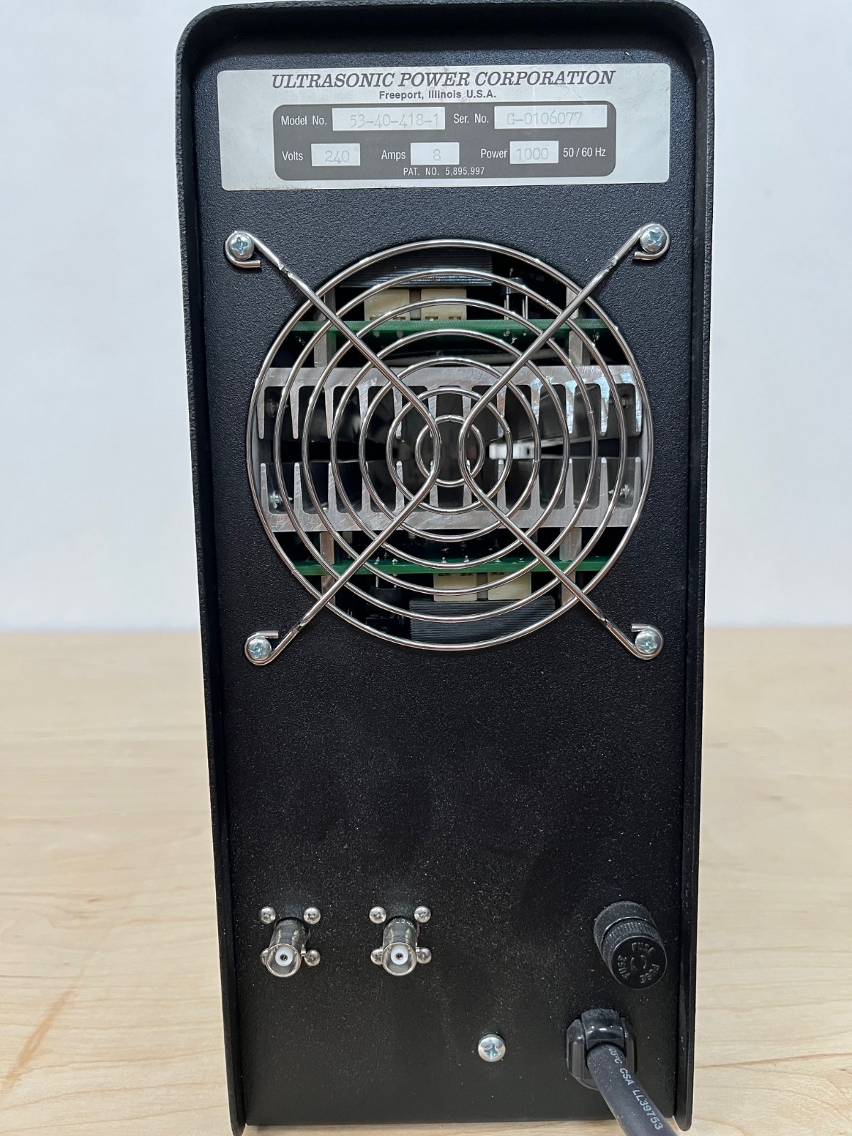 Ultrasonic Power Corp / 53-40-418-1 / Power Generator 1000w 8a 240v-ac, “AS-IS”