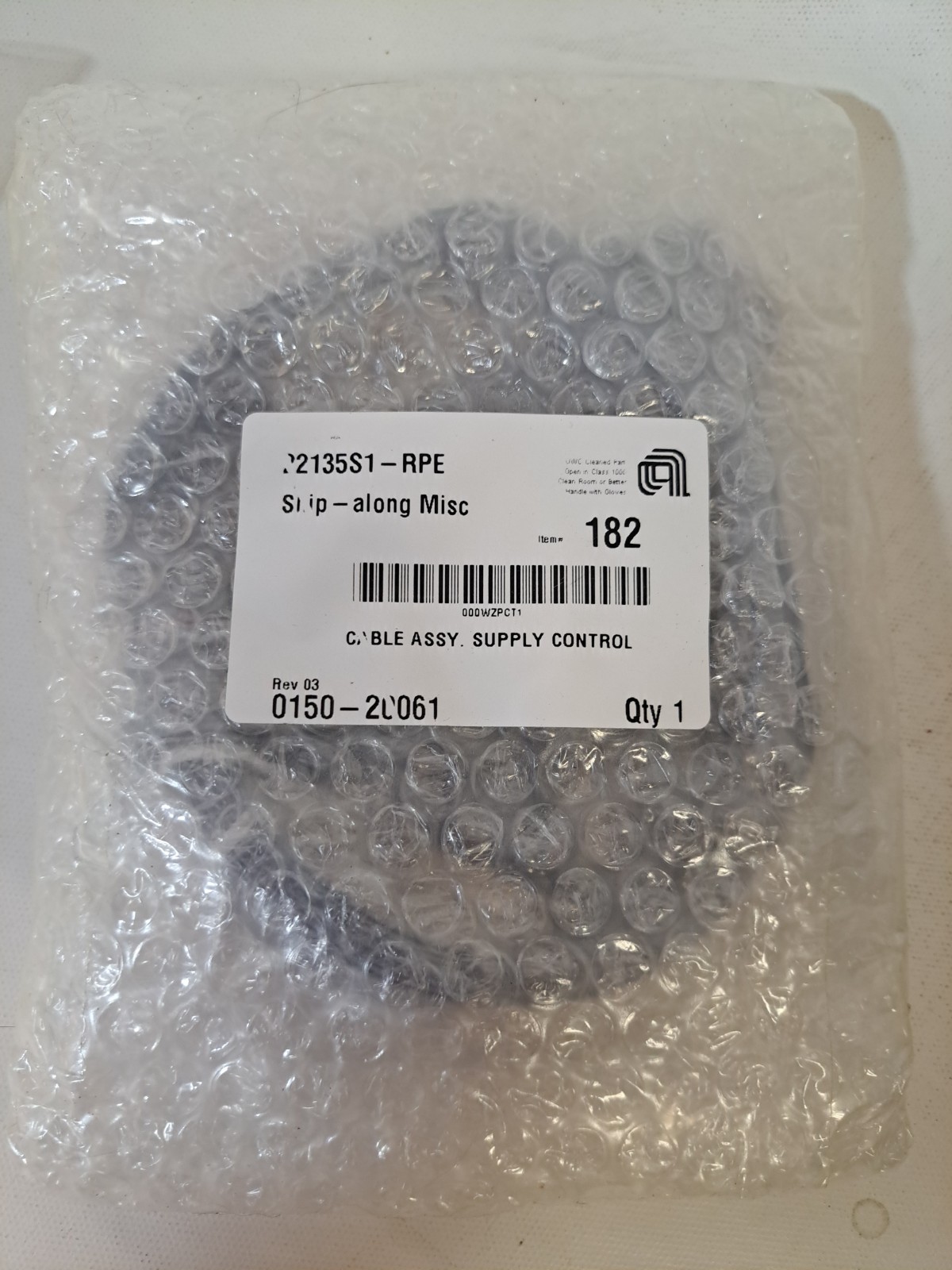 Applied Materials AMAT 0150-20061 Cable Assy Supply Control NEW, no box
