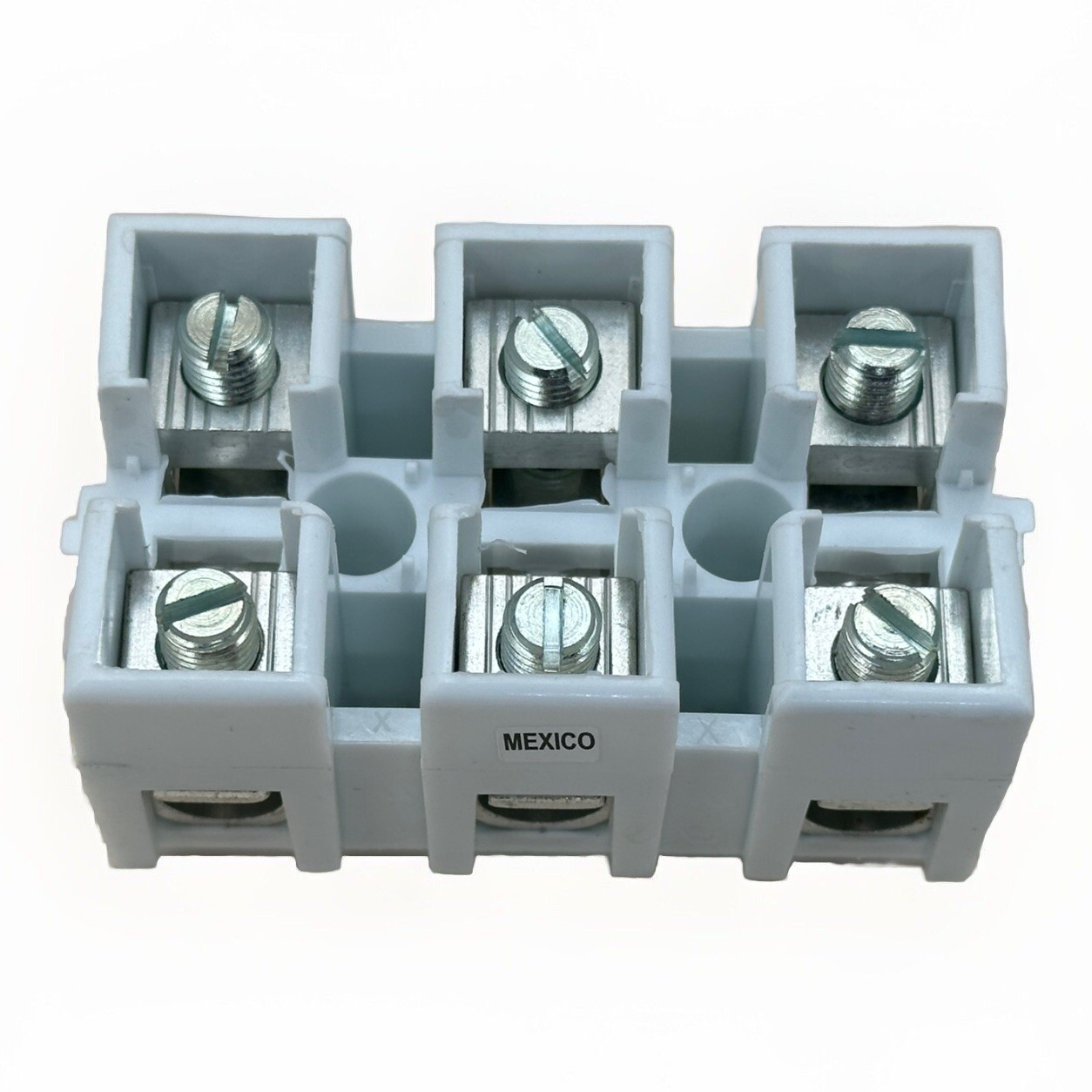 *Single* Eaton NC3-WH Terminal Block Double Row 3P 600V 175A Screw Clamp