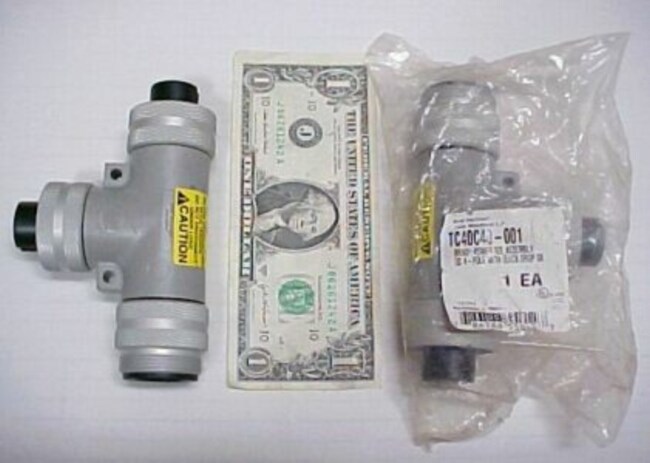 Molex Woodhead 4 Pole Pin Trunk Tee Drop Connector TC40C40-001 Automation Wiring