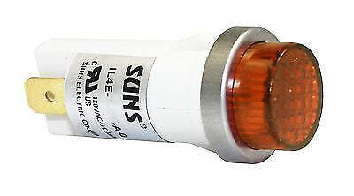 SUNS IL4E-240E-A-Q LED 1/2″ Amber Indicator Light Raised 240V Spade Solico Ideal