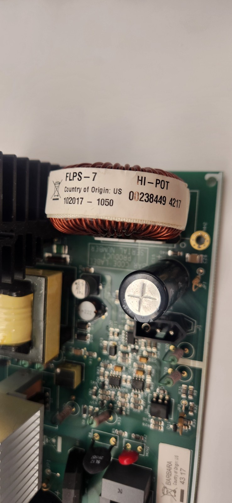 Gamewell-FCI FLPS-7-RB Fire Alarm Control Panel Power Supply
