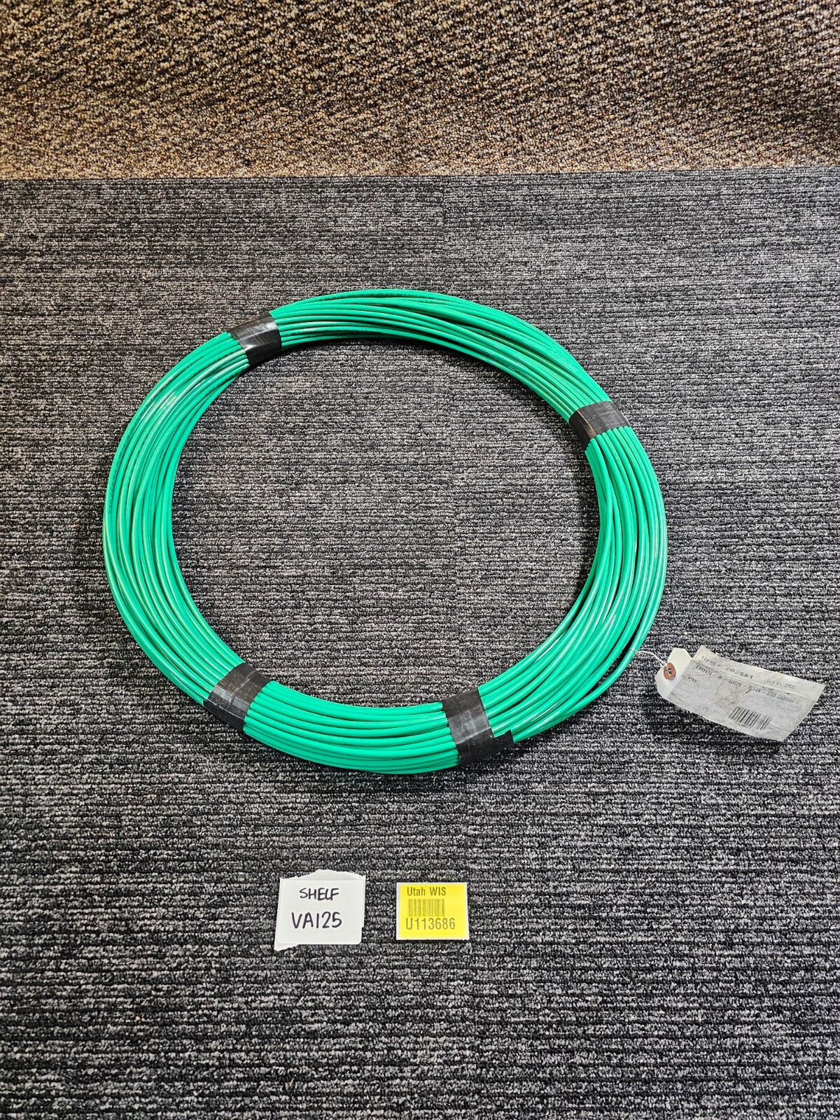 CERROWIRE 250 FEET SLIP WIRE THHN/THWN-2 STRANDED WIRE 8 AWG 600V, GREEN 43851