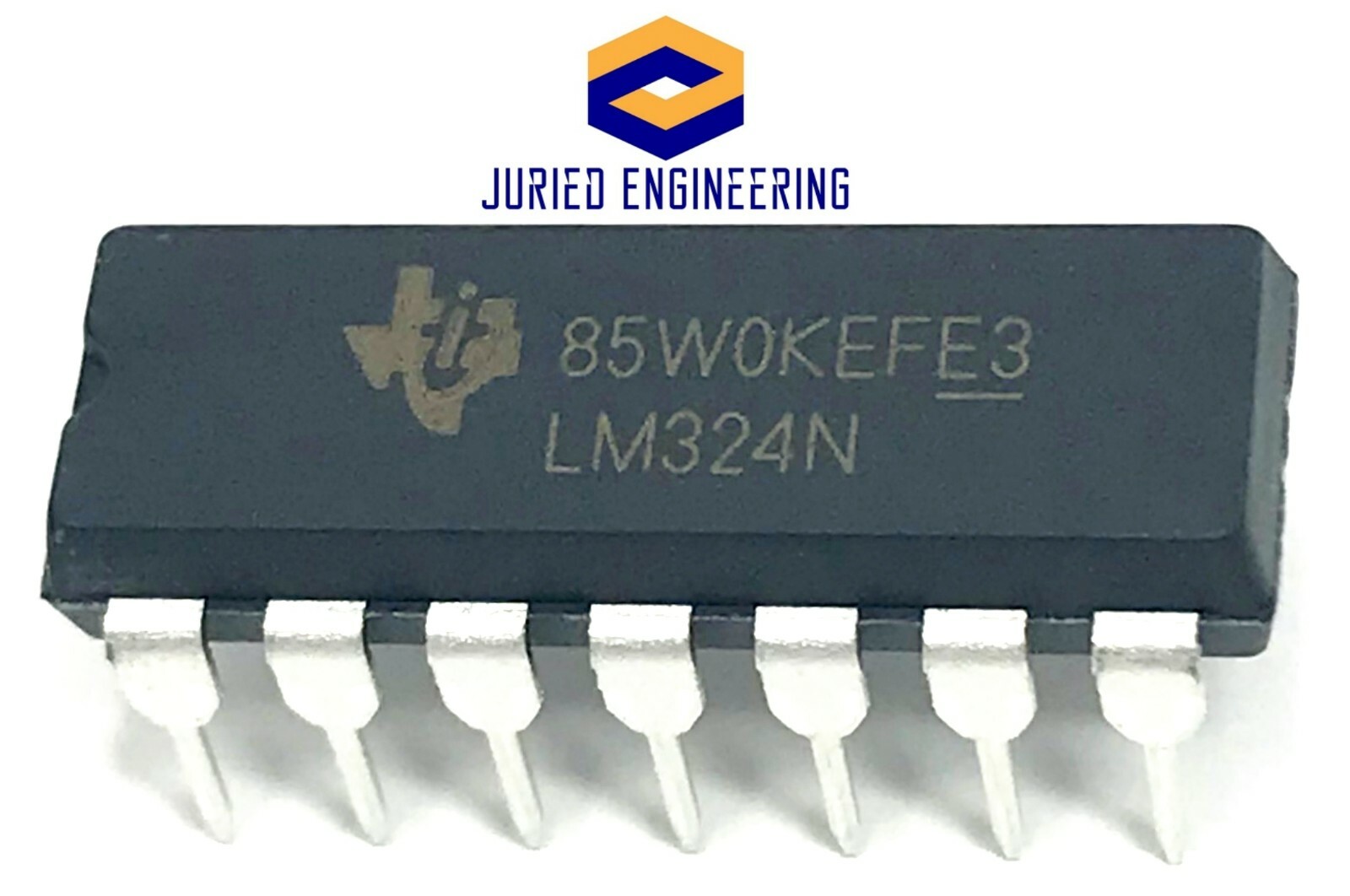 5PCS Texas Instruments LM324N LM324 – Low Power Quad Op-Amp – New IC