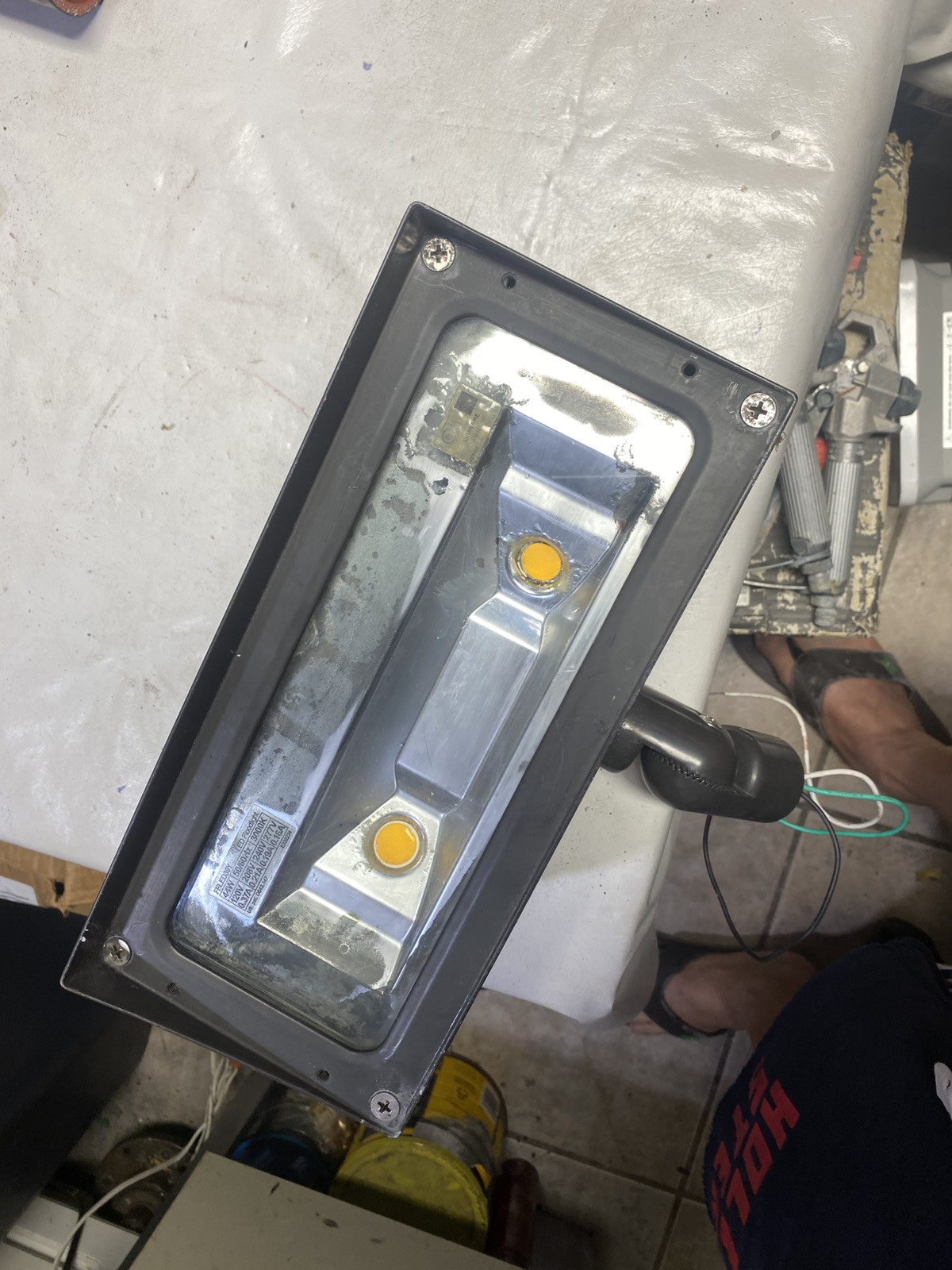 RAB LIGHTING FFLED39Y LED Floodlight 44W 120V (4 PARTS) #8
