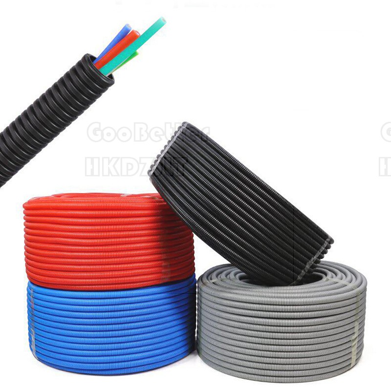 PP Polypropylene Corrugated Hose Cable Protection Tube Auto Car Harness Casing
