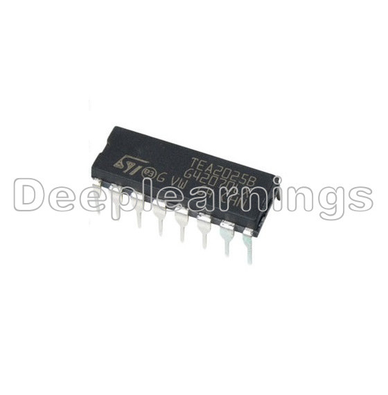 10PCS IC TEA2025B TEA2025 ST AMP AUDIO PWR MONO 16DIP
