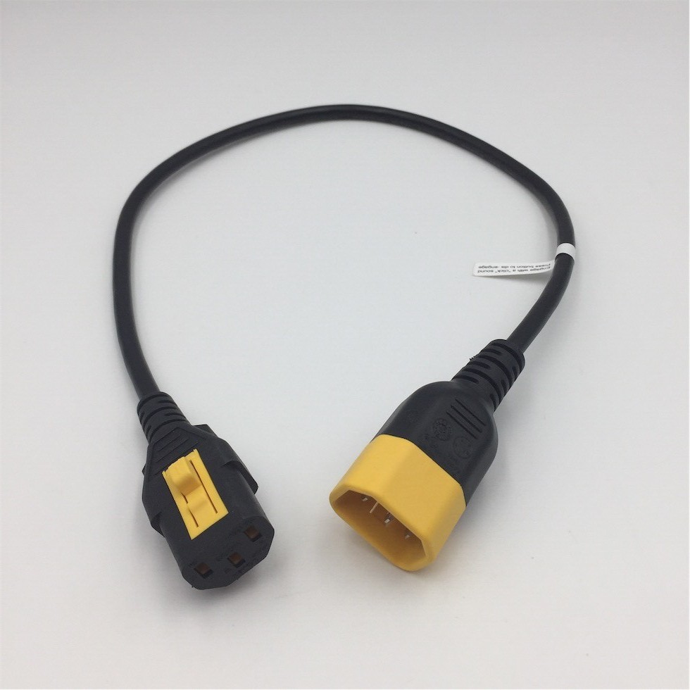 Iron Box V-Lock C14 to C13 Power Cord 10A 250V 18/3 SVT 2ft Lot of 5 IBX-3002-04