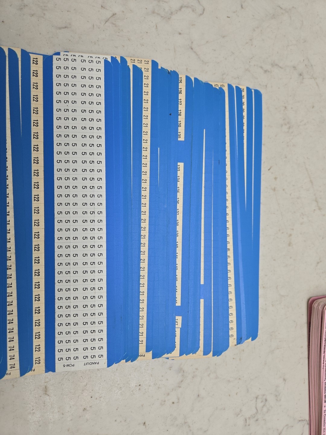Bulk Mixed Lot of Wire Markers Numbers And Letters Nos See Pictures For Details