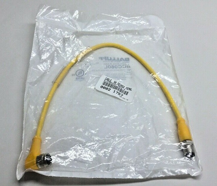 Balluff BCC060L Cable 90′ Degree Female and Male Threaded Straight