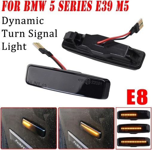 Dynamic Side Marker Turn Signal Light for 5 Series E39 1997-2003 525i 528i 530i