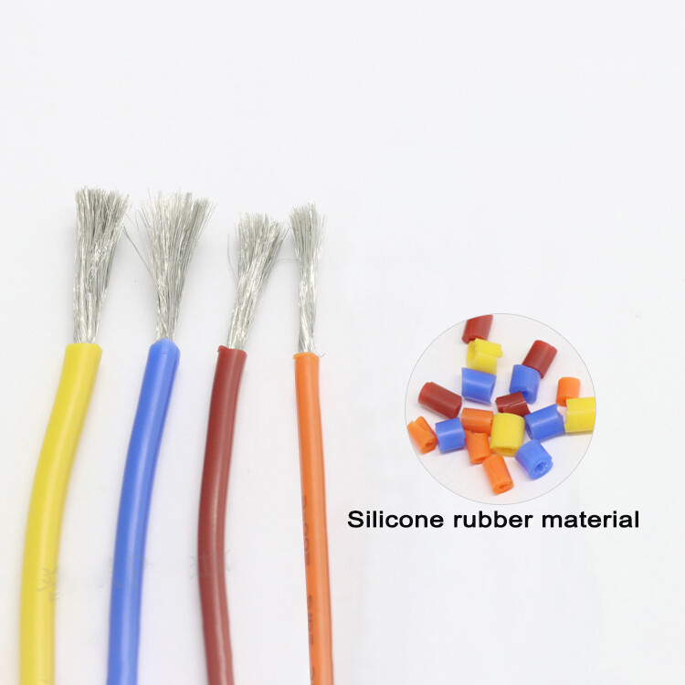 Extra Soft Flexible Silicone Wire Cable 0.08mm Tinned Copper 2/4/6/7/8/10~30 AWG