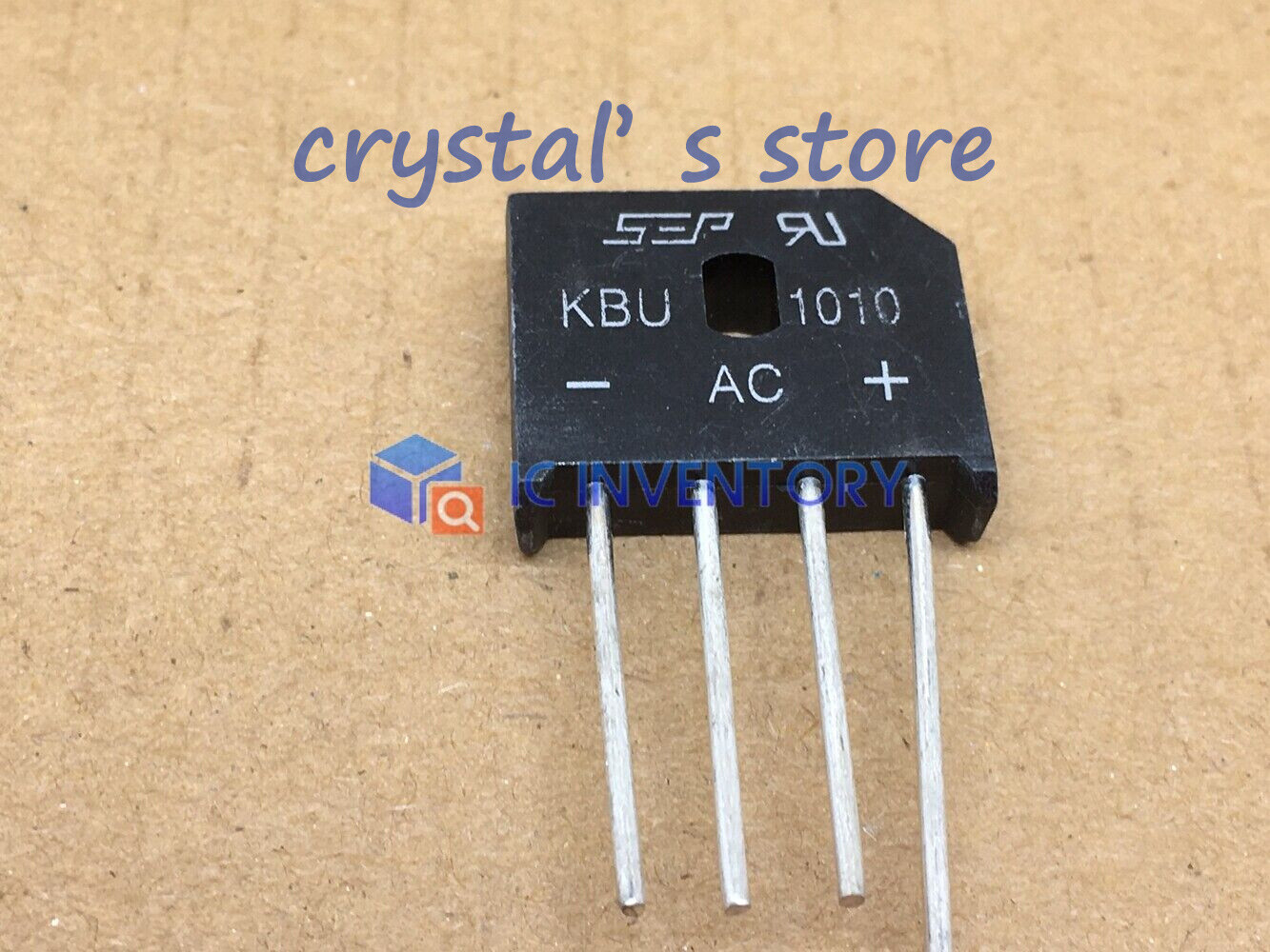 5pcs KBU1010 KBU-1010 ORIGINAL 10A 1000V Bridge Rectifier NEW