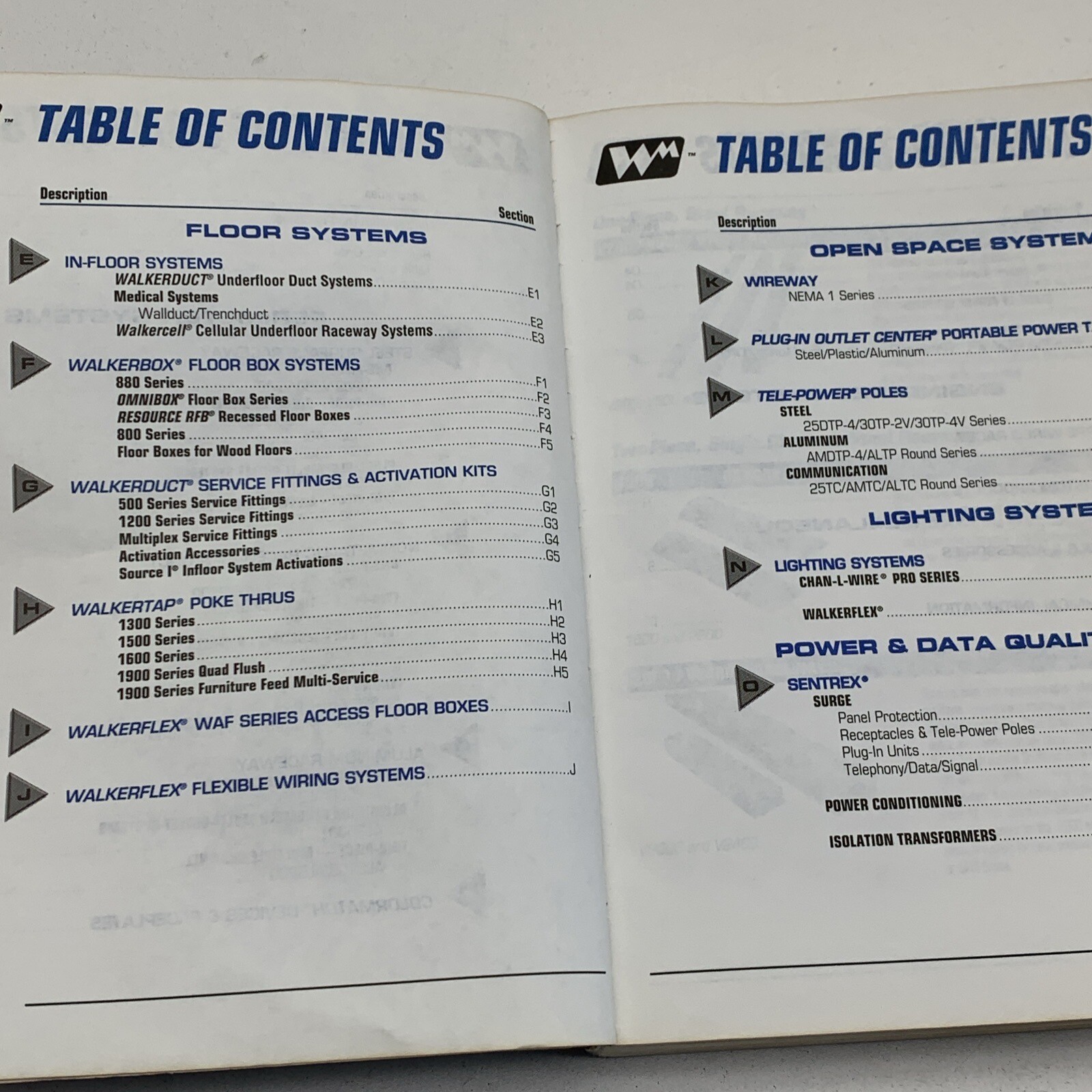 Vintage 1995 Wiremold Walker Products Buyer Guide Catalog Order Book