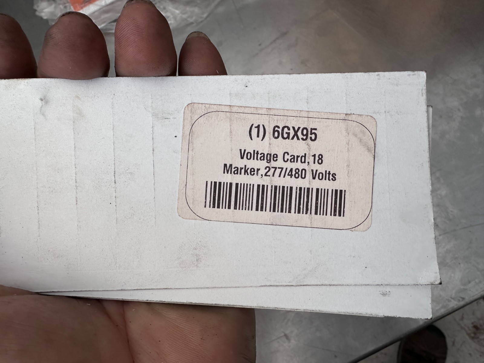Brady Voltage Marker Tag Cards 6GX76/6GX77/6GX79/6GX80/6GX95/6GX84 (Lot of Many)
