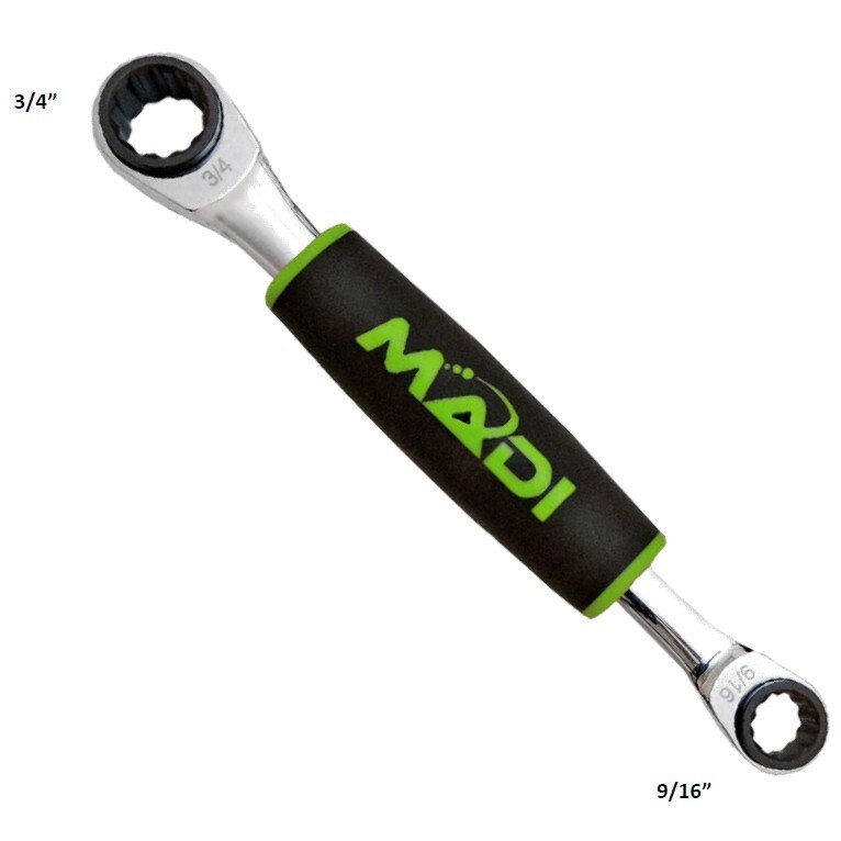Madi 9/16″ 3/4″ Insulated 2-in-1 Lineman Wrench