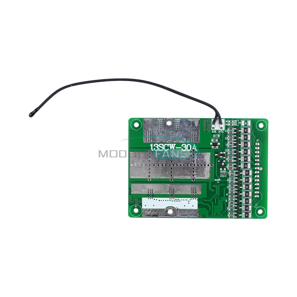 13S 48V 20A 30A Same Port Battery Protection Board for 18650 Li-ion Battery